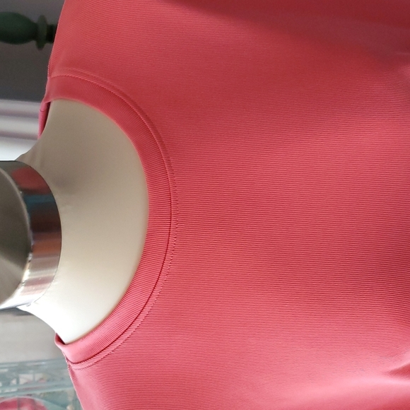 Chico's short sleeve top/salmon color. - Picture 5 of 9